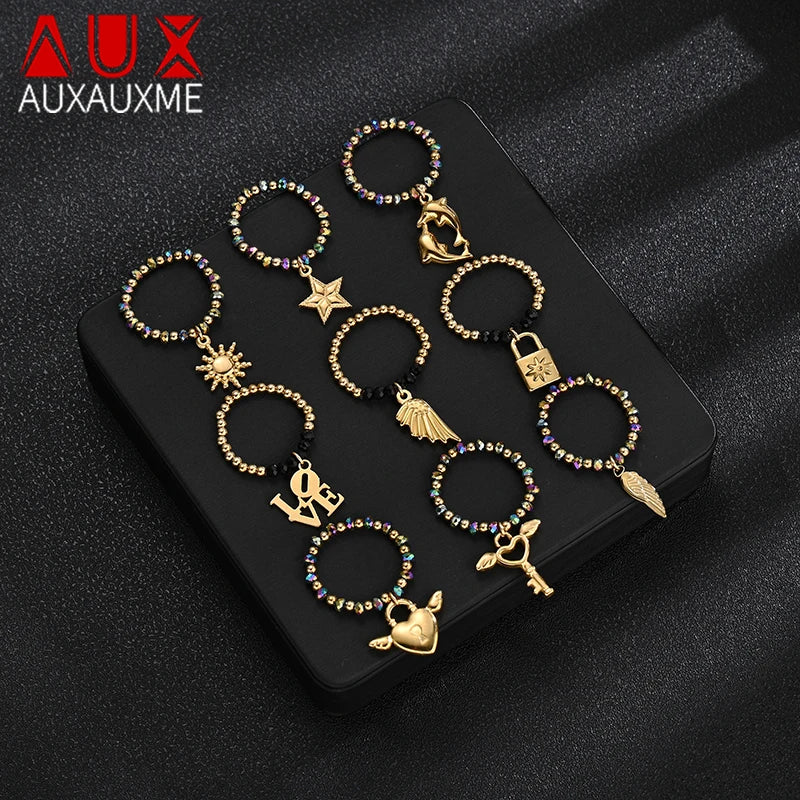 Multi-style women's adjustable rings